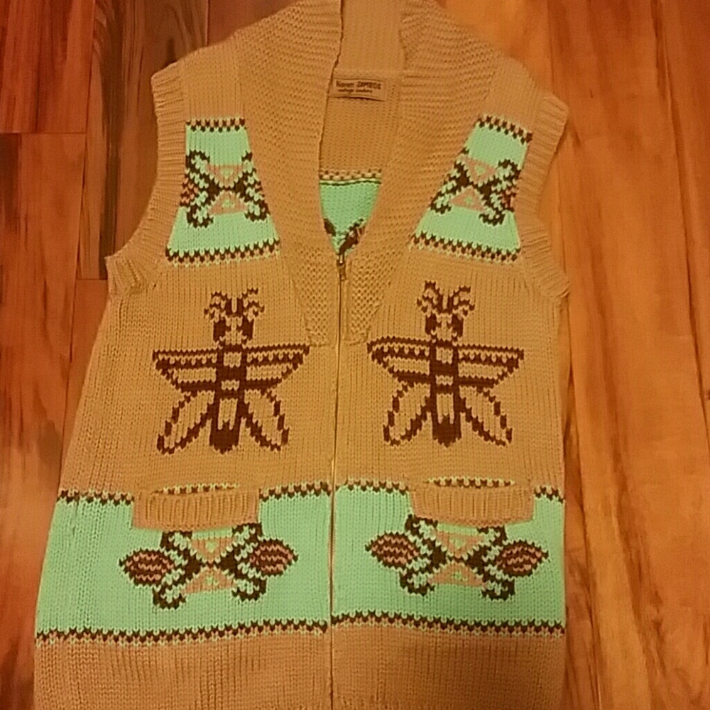 Karen Zambos sweater vest